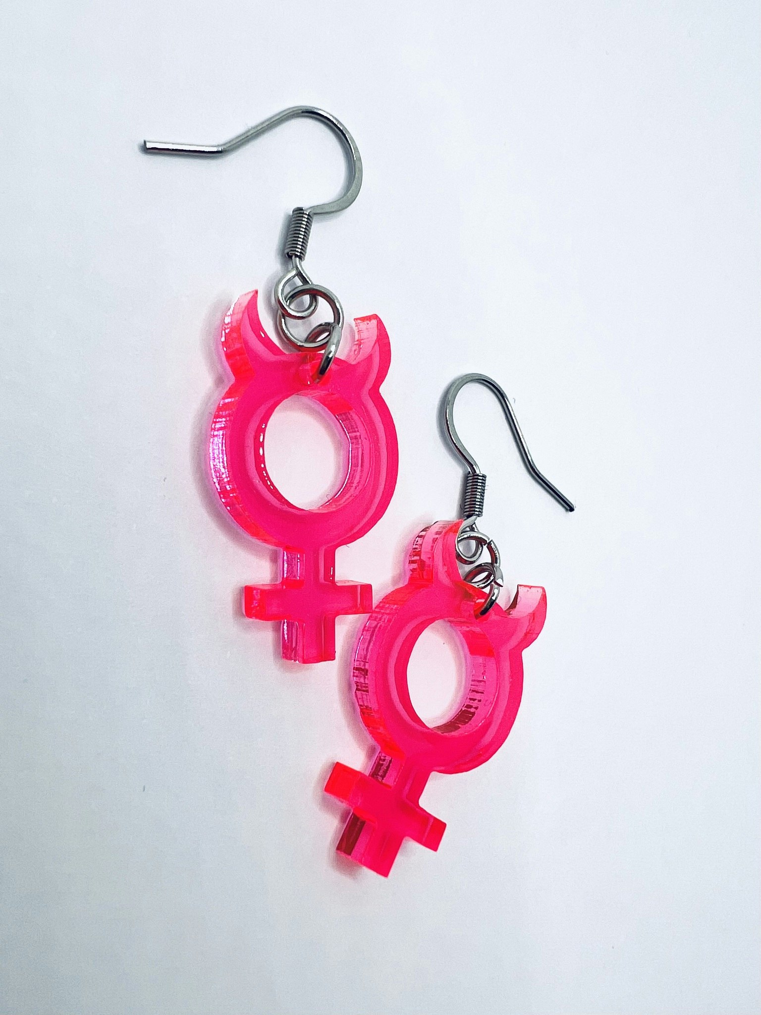 Mini She Devil, neonpink - krokar