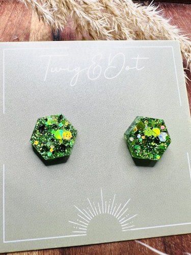 Lush Green Hexagon - stift