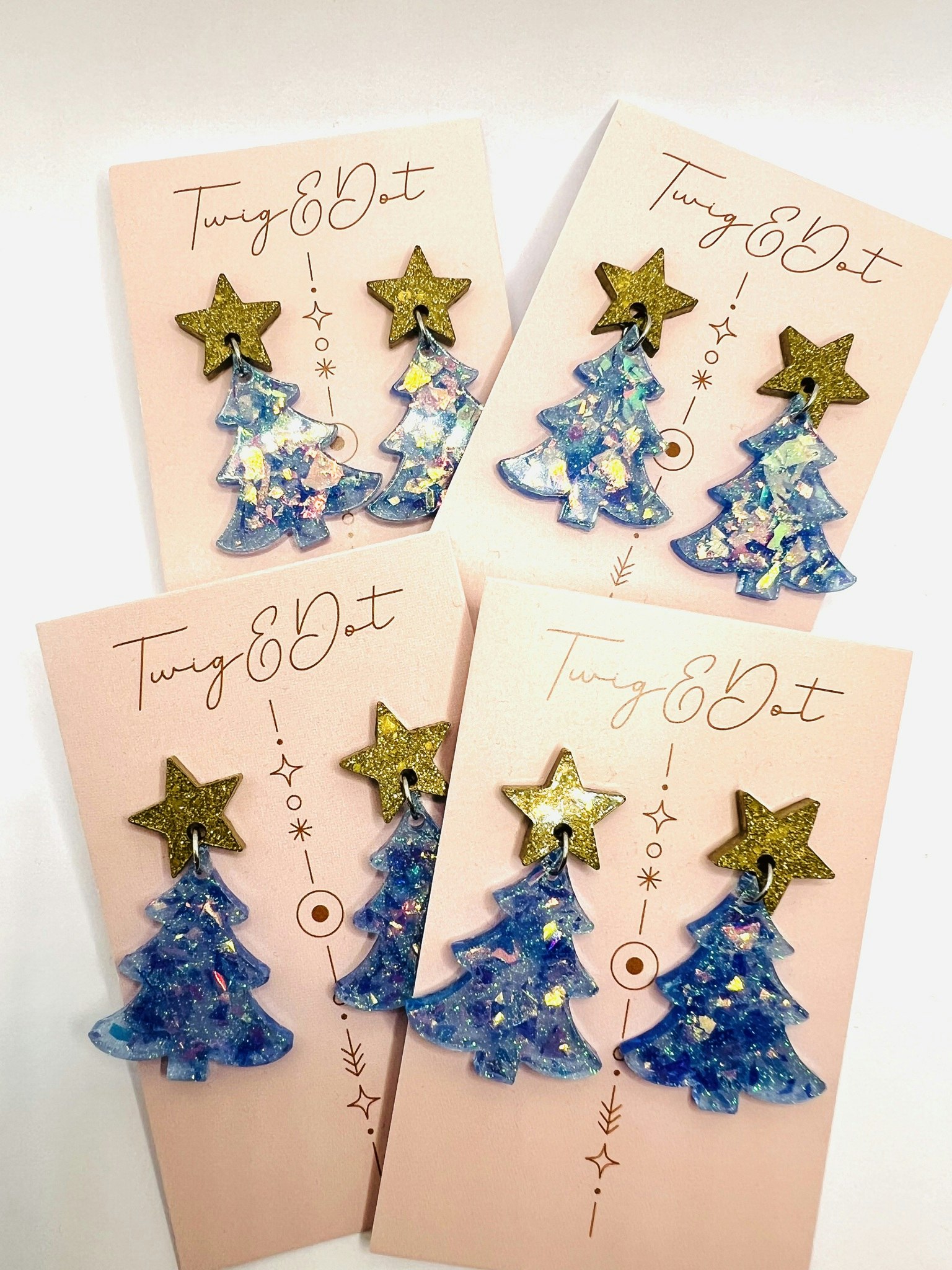 Christmas Tree -  Dark Gold Star
