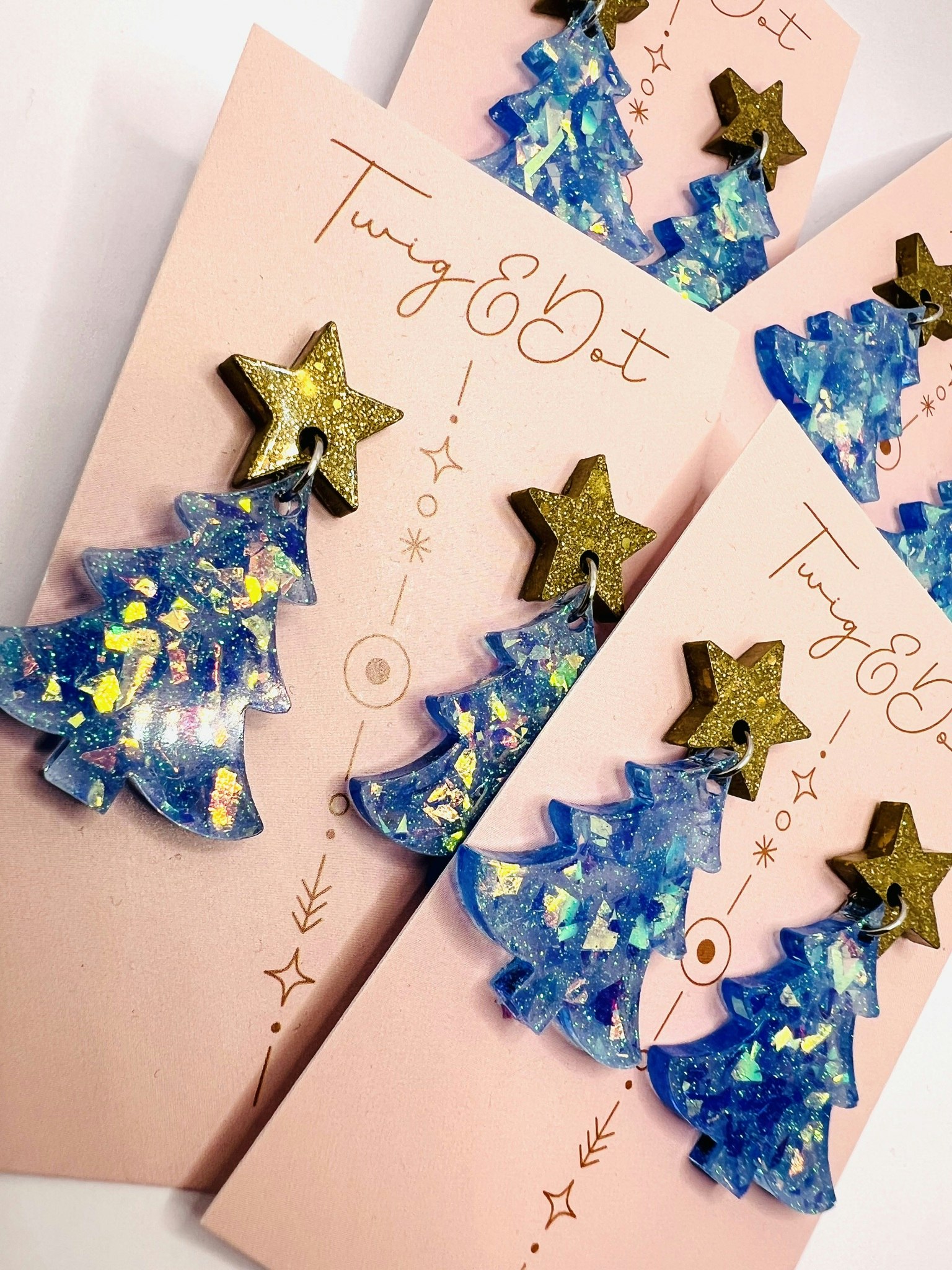Christmas Tree -  Dark Gold Star