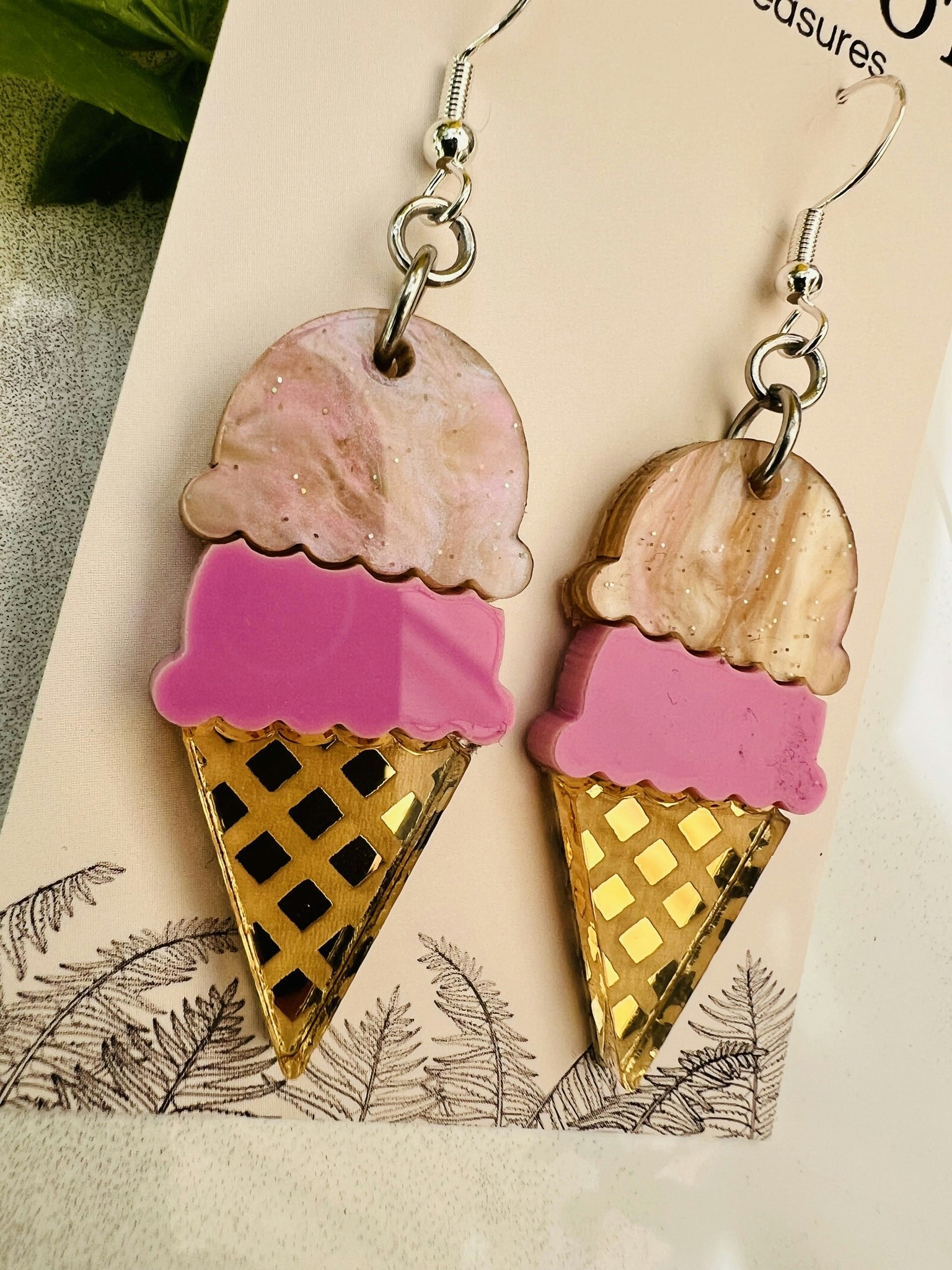 Peach sorbet ice cream