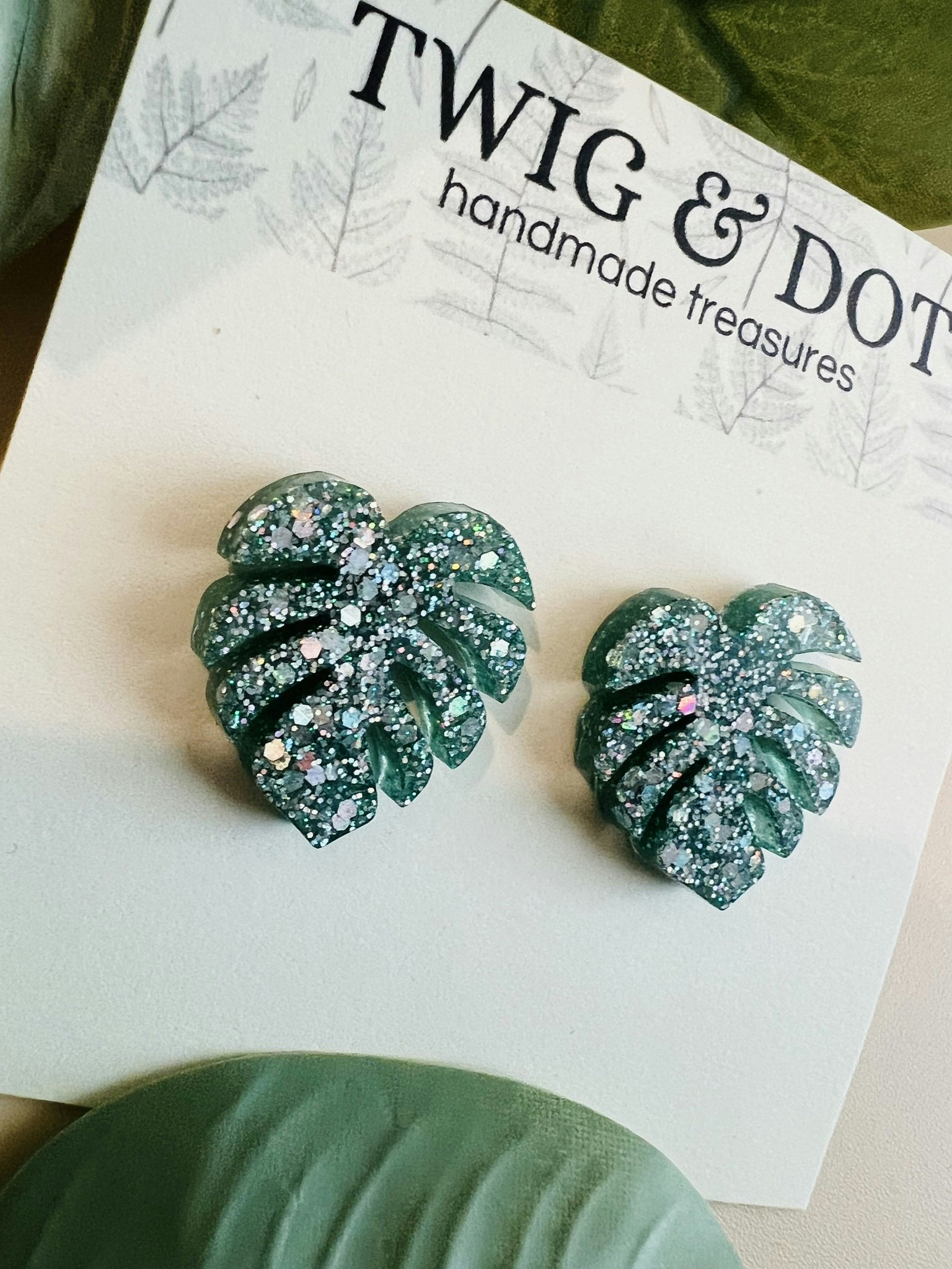 Mini Monstera Ice Green - stift