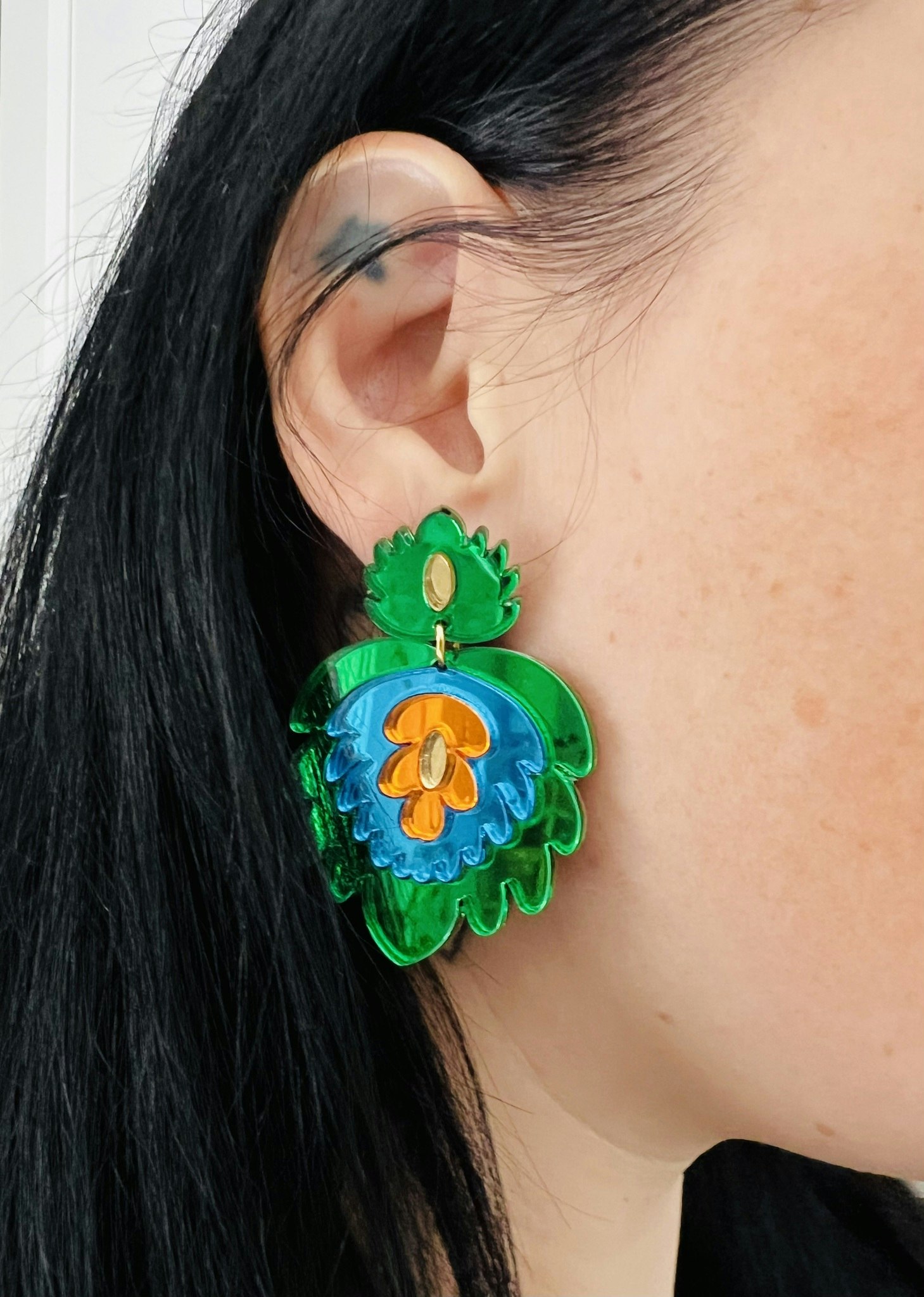 Peacock Mardi Gras