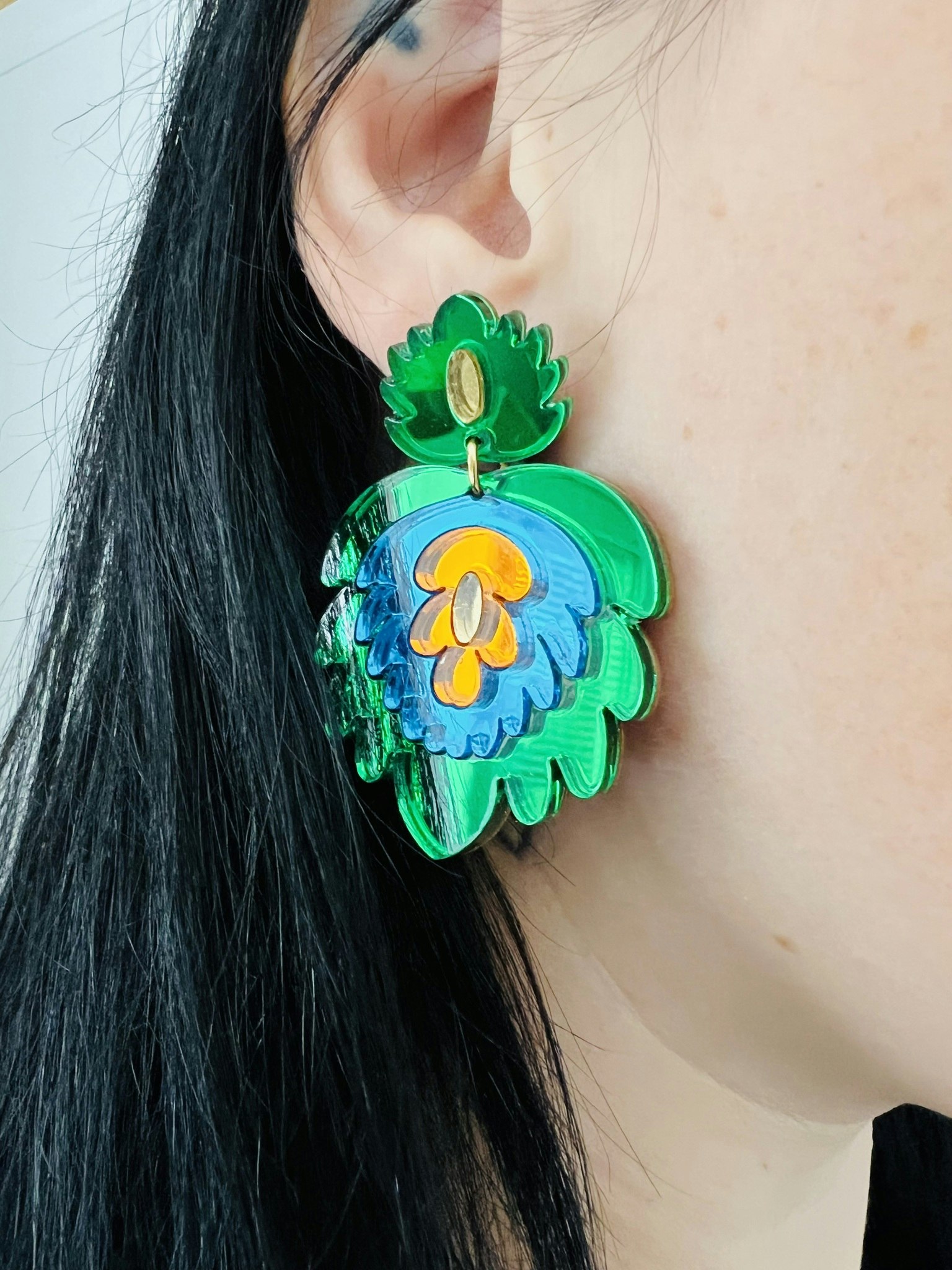 Peacock Mardi Gras