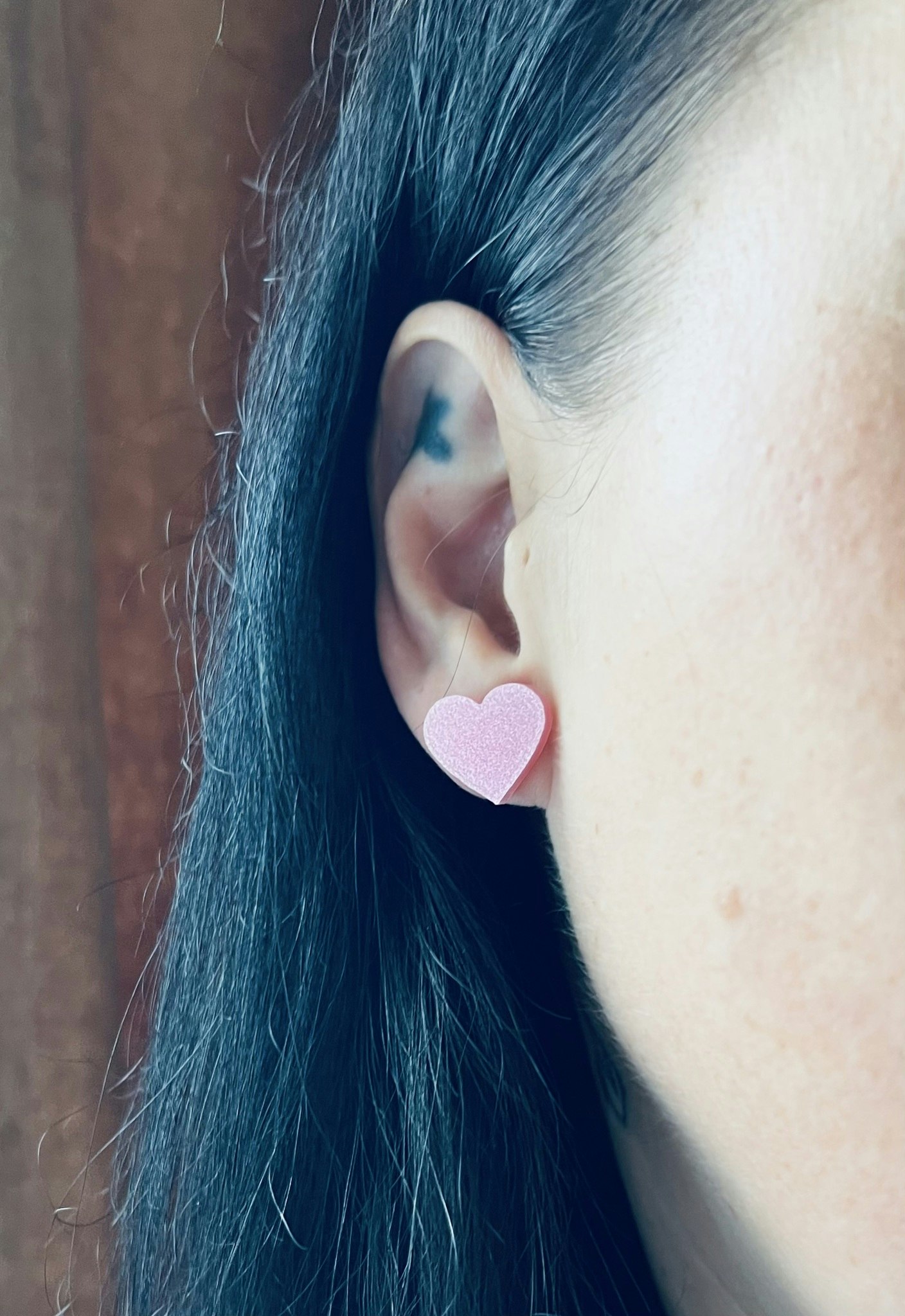 Pink Shimmer Heart