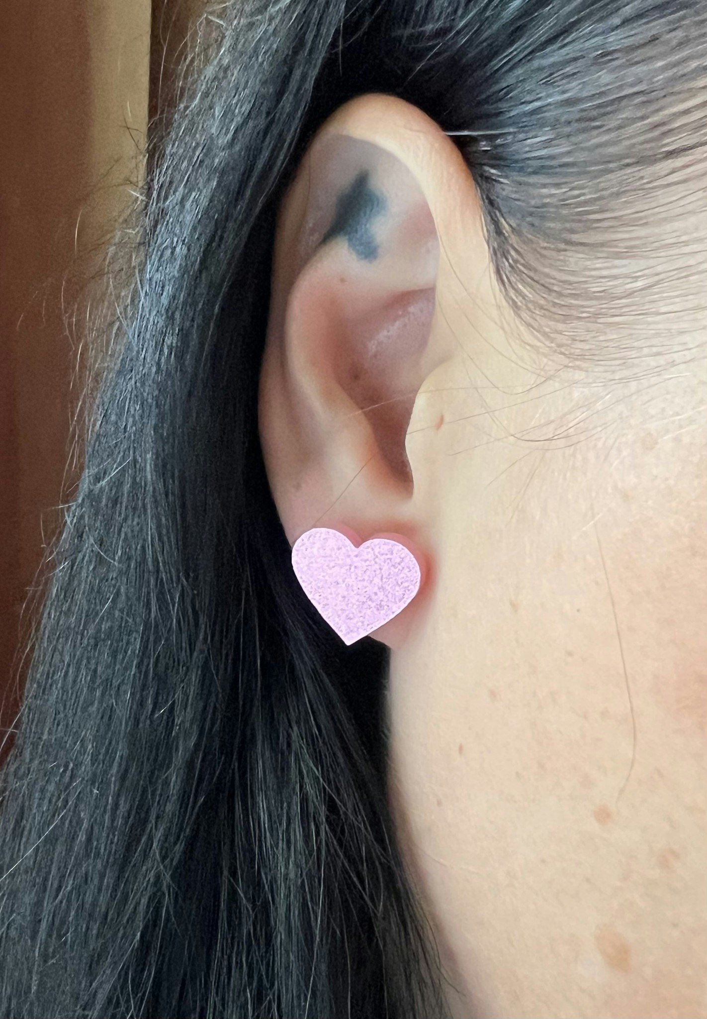 Pink Shimmer Heart
