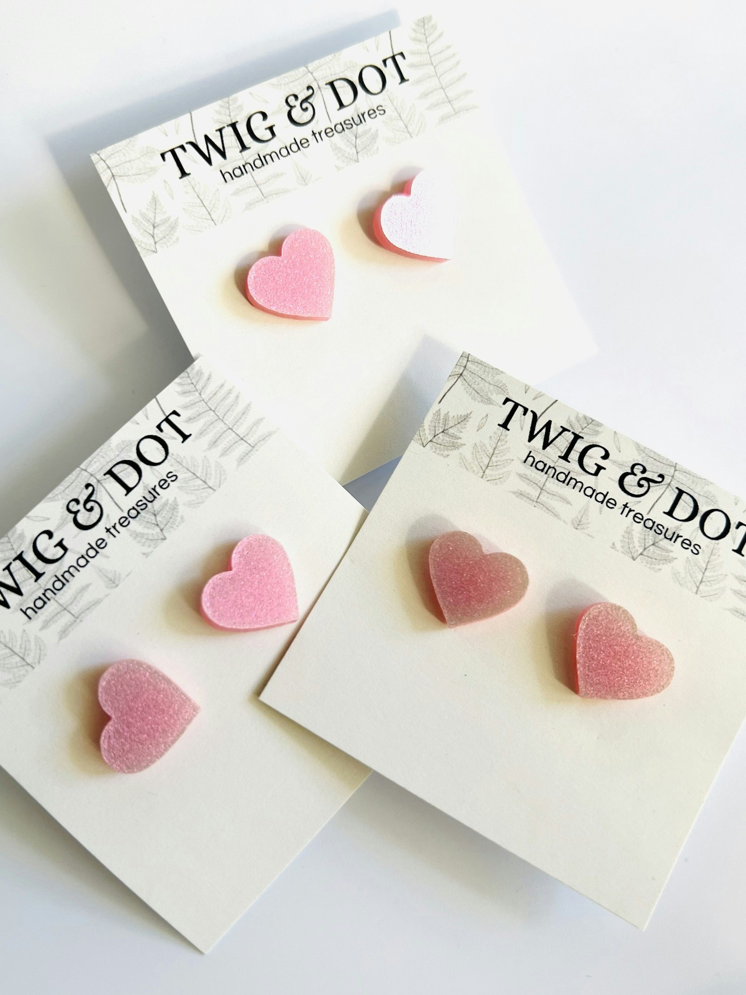 Pink Shimmer Heart
