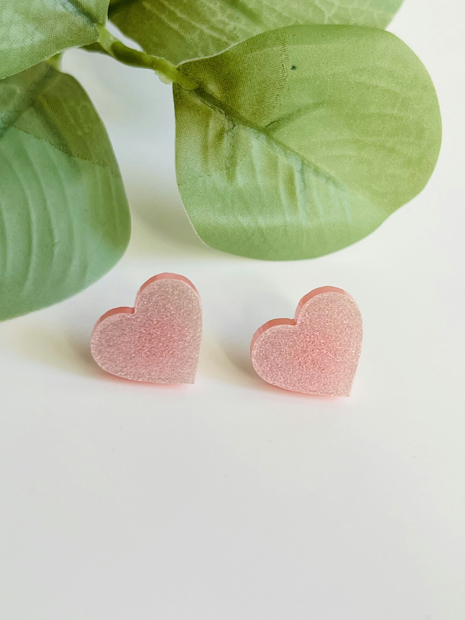 Pink Shimmer Heart