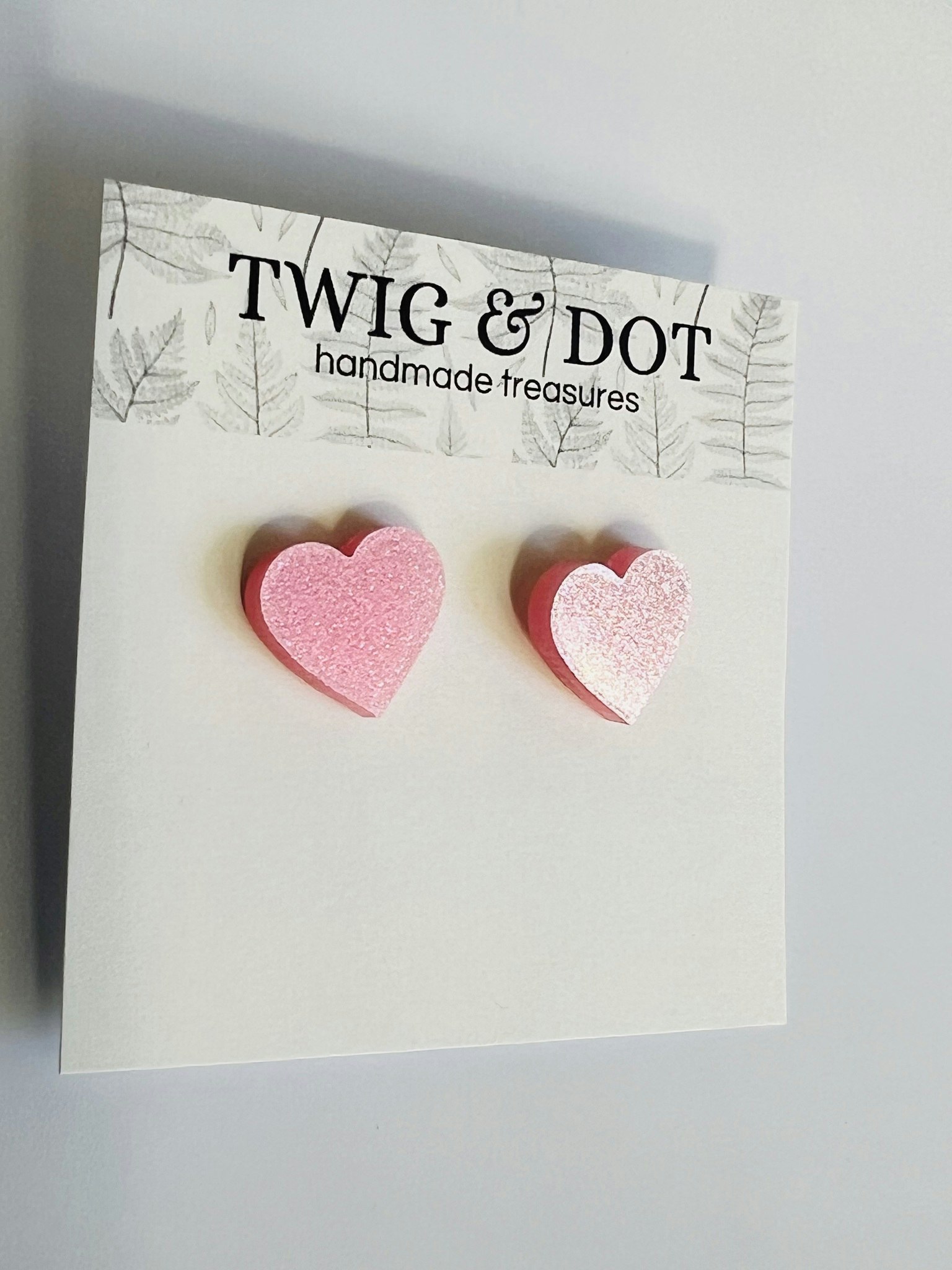 Pink Shimmer Heart
