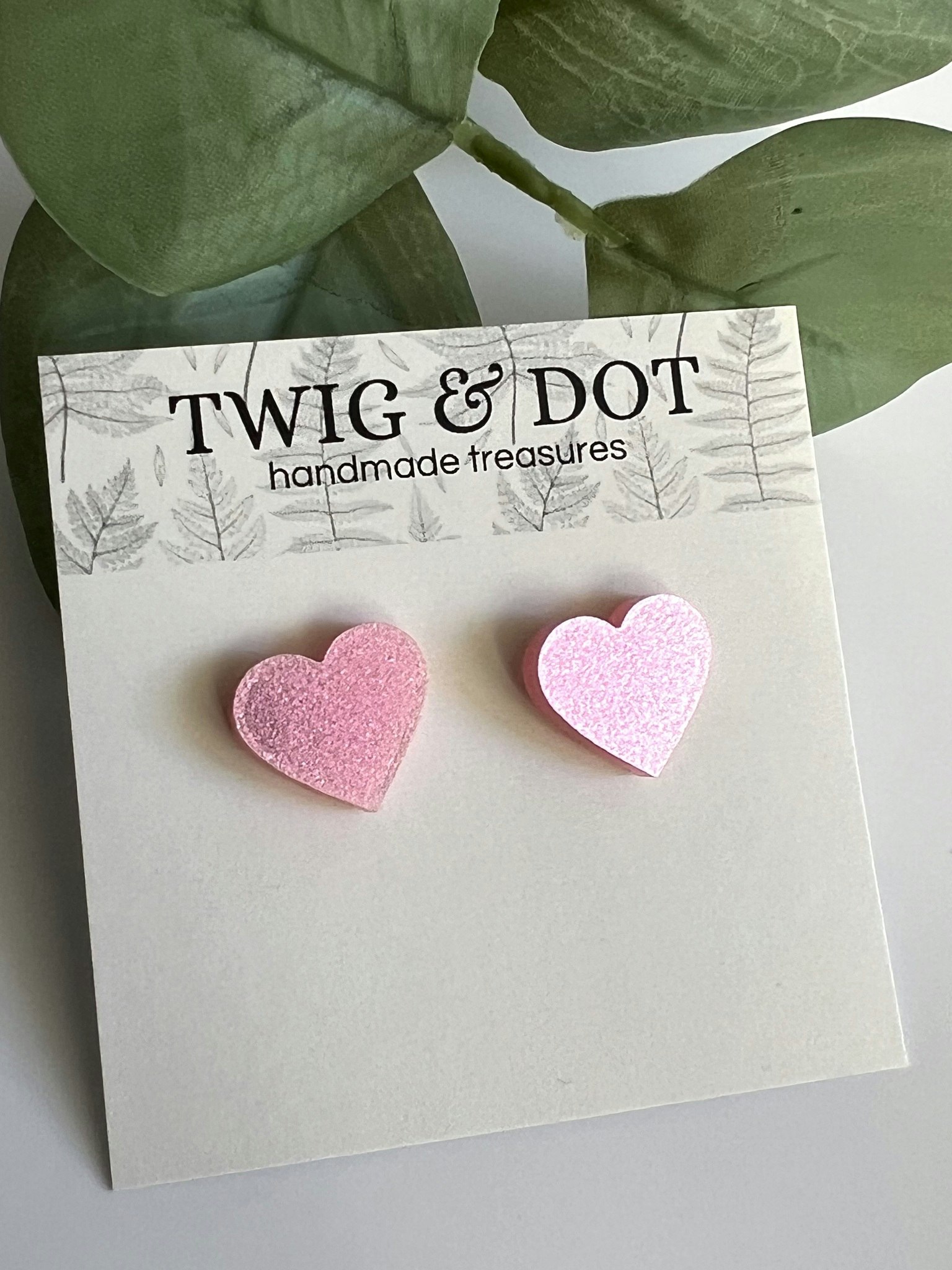Pink Shimmer Heart