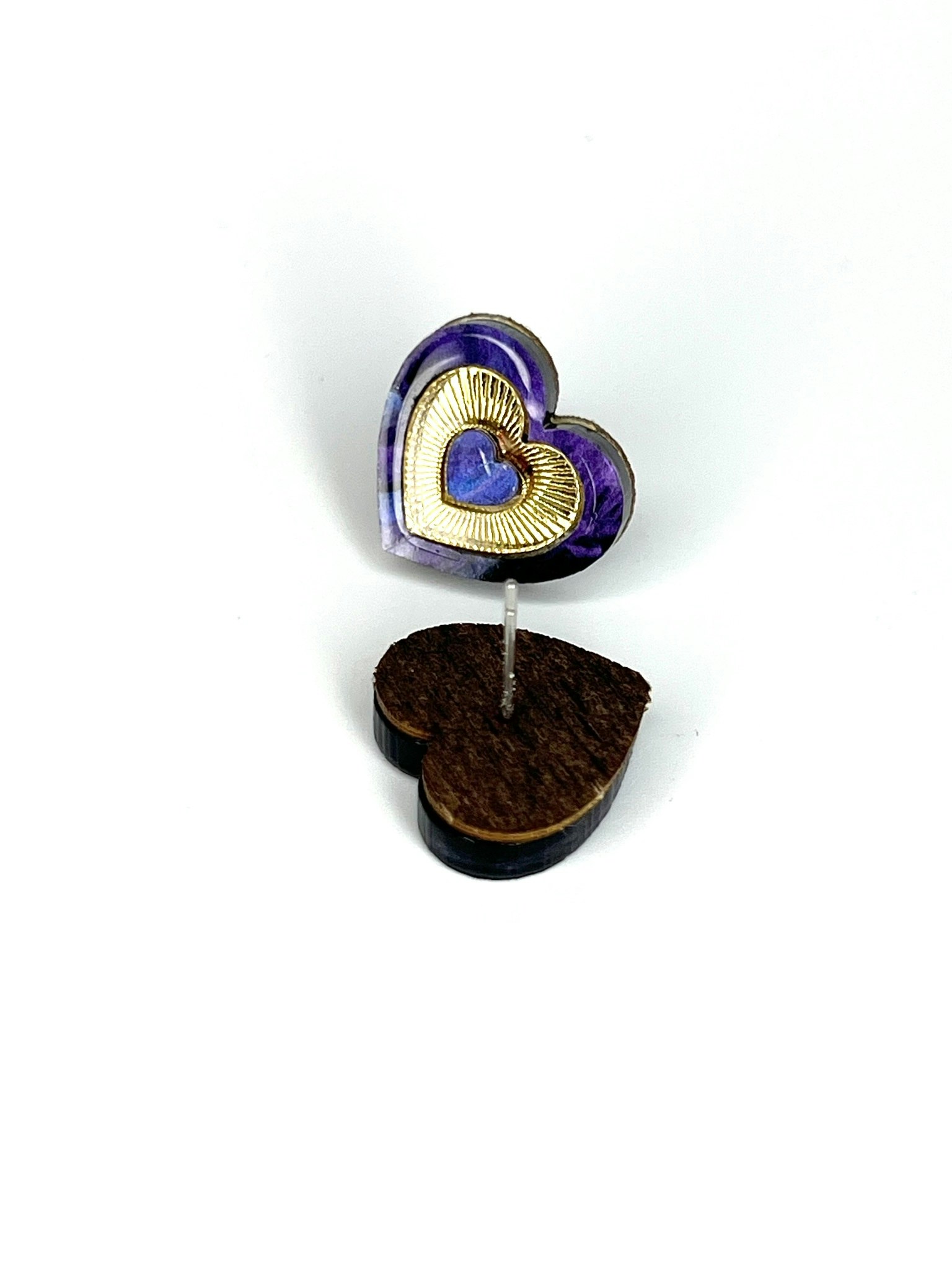Mini Radiant Heart - Purple Storm
