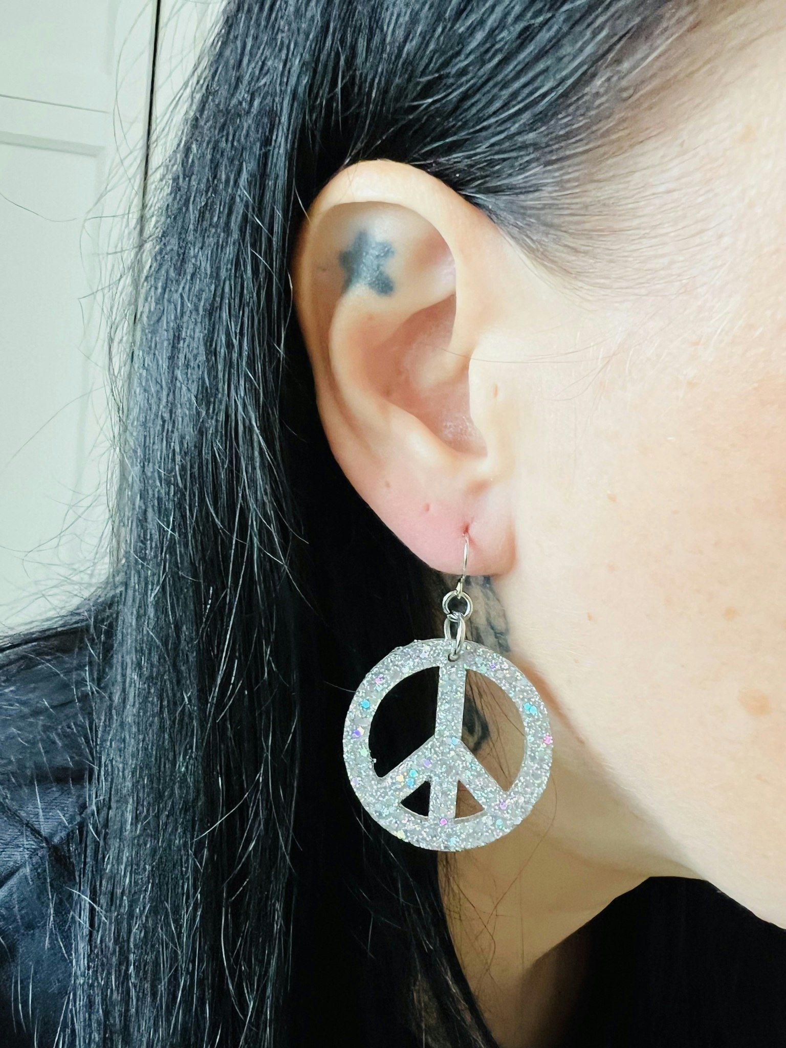 Peace Holo Silver
