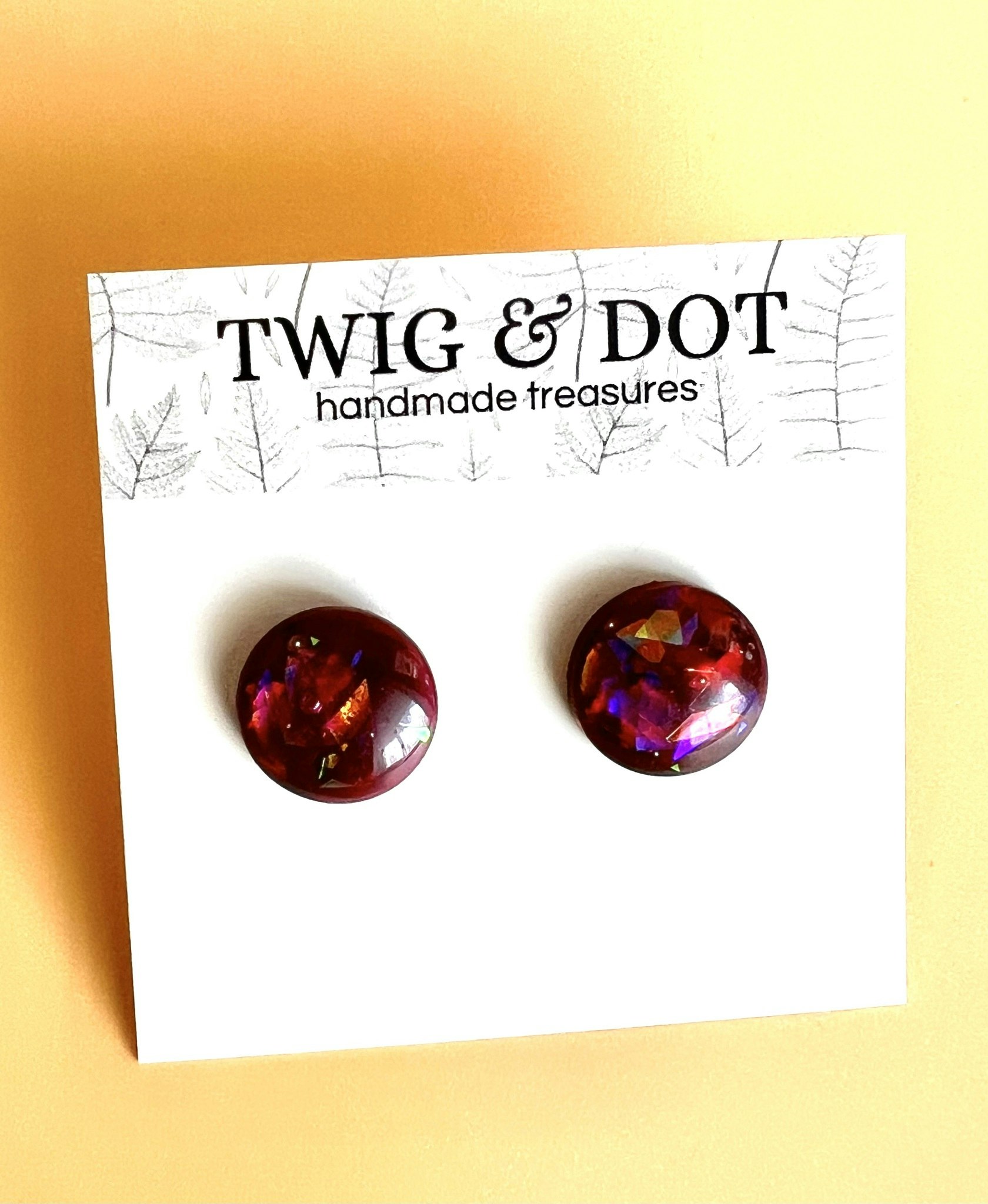 Night Glam Button Studs