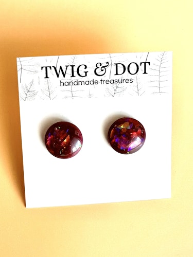 Night Glam Button Studs
