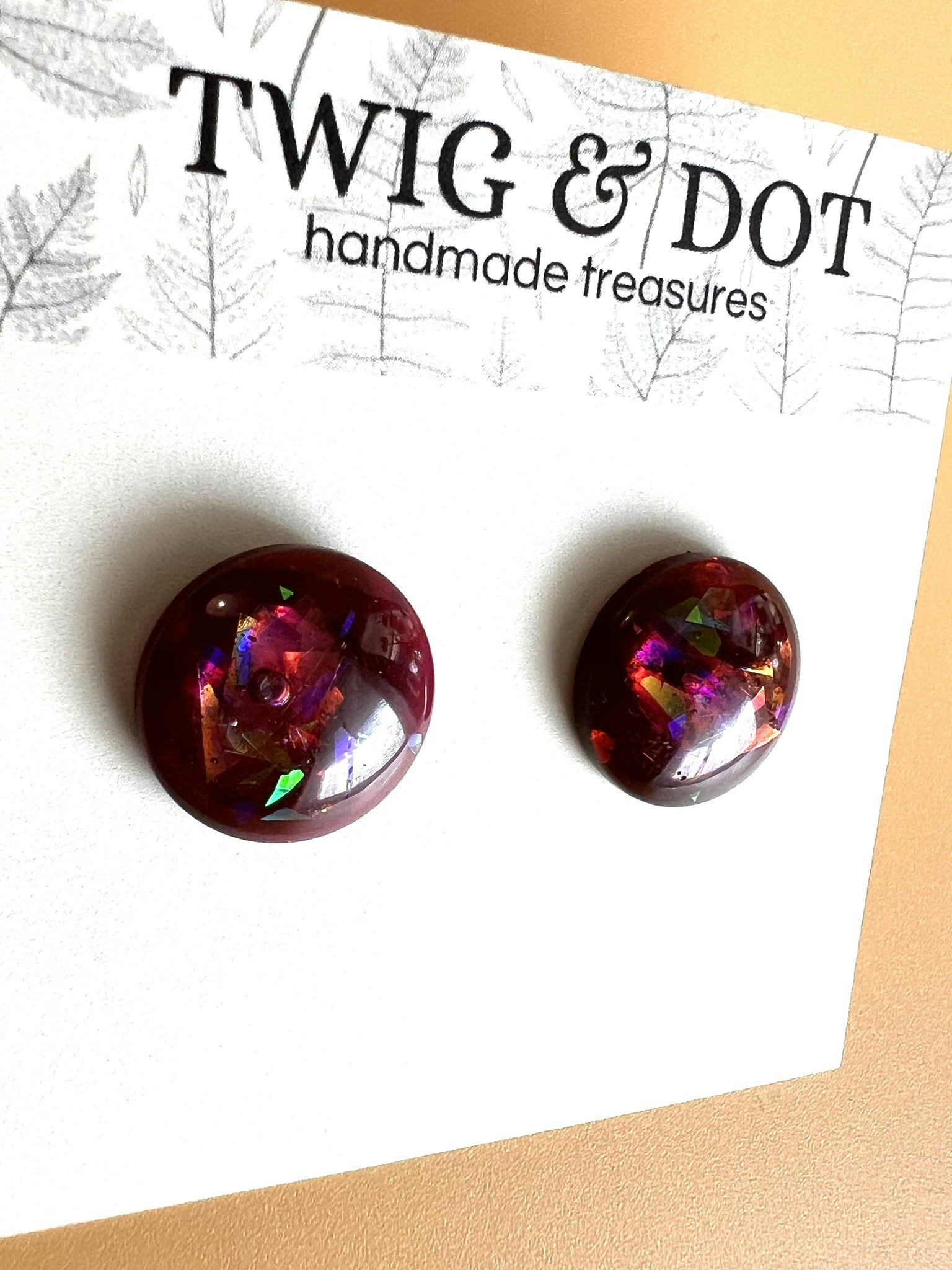 Night Glam Button Studs