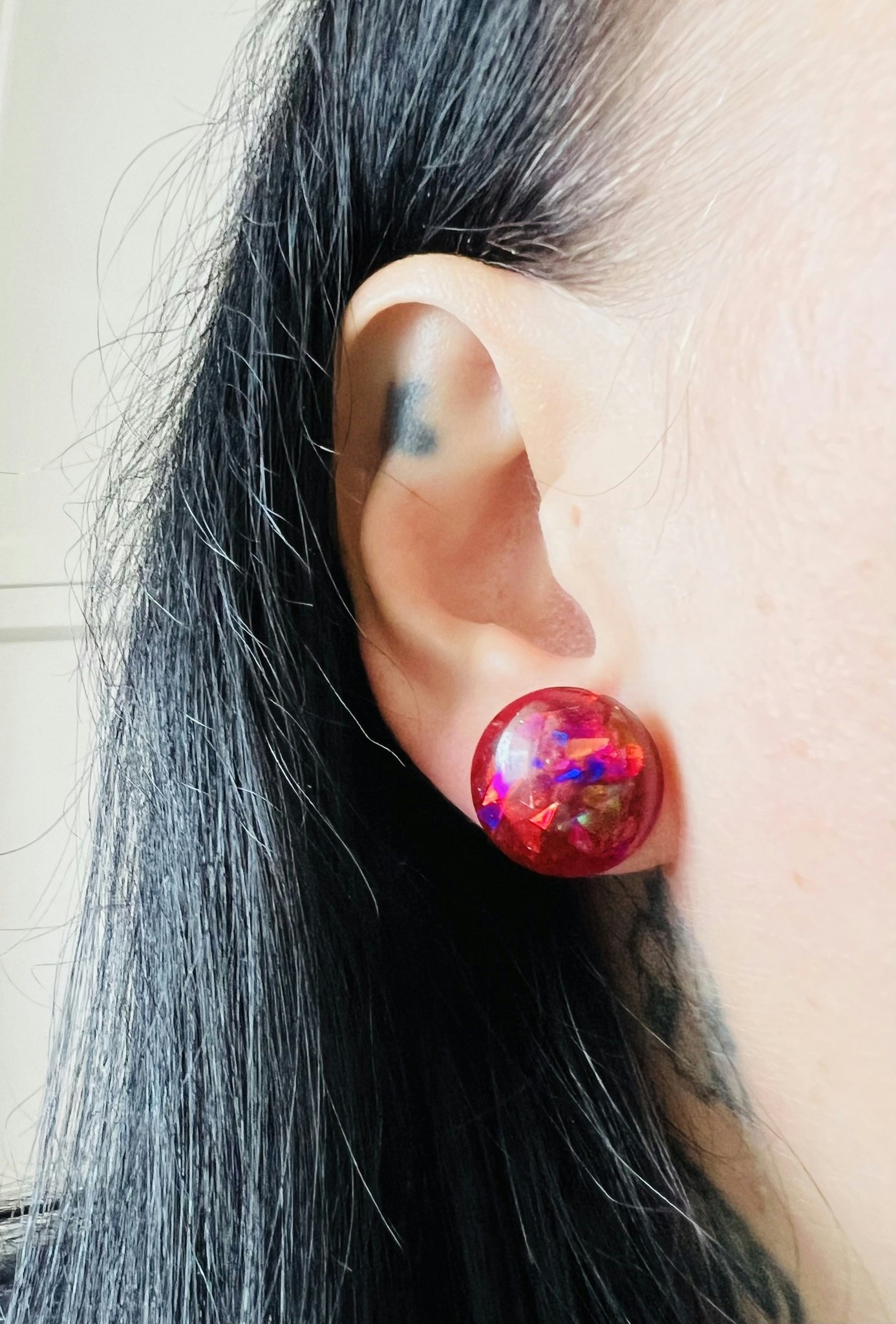 Night Glam Button Studs