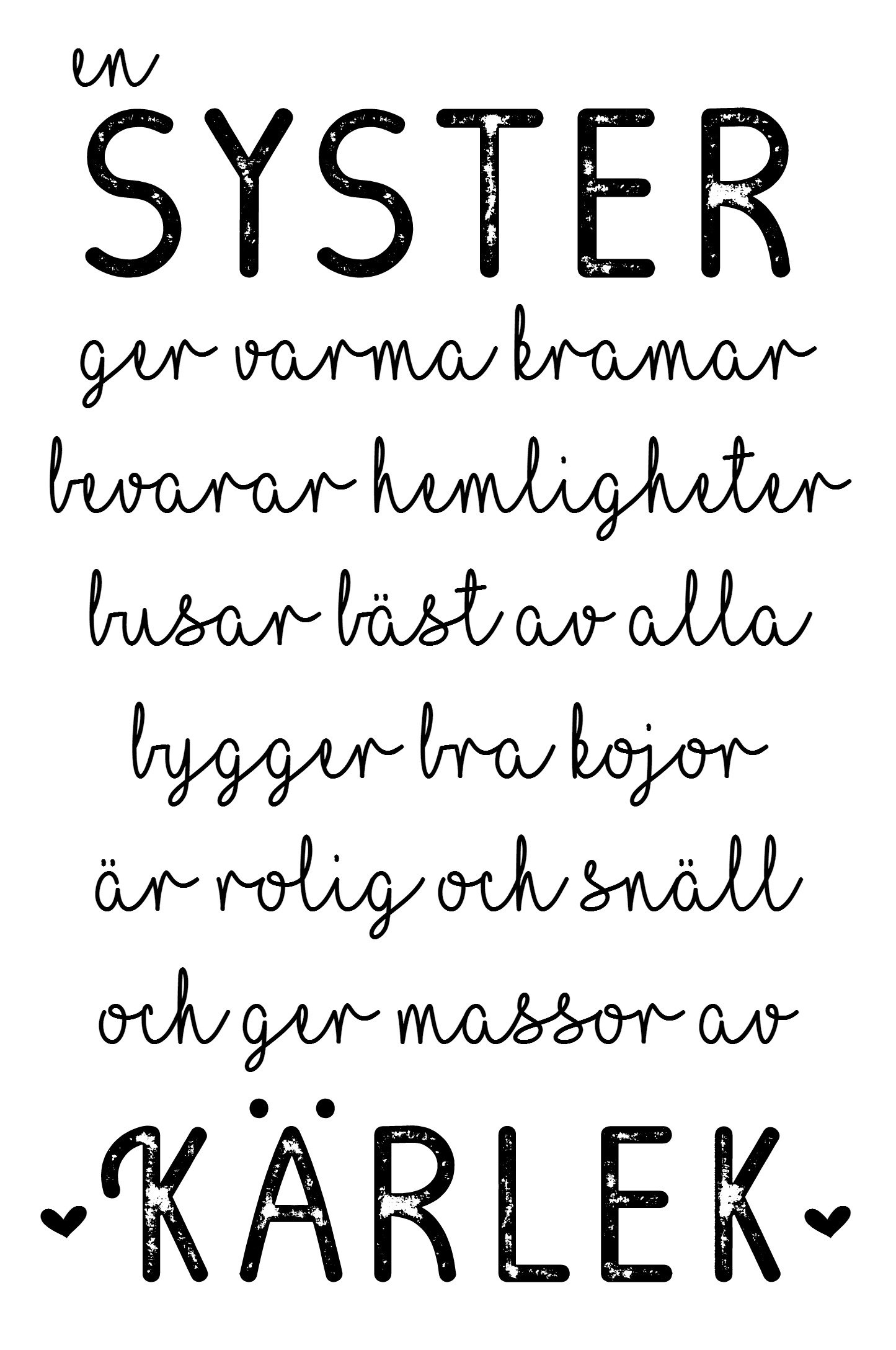 En Bror / Syster / Kusin