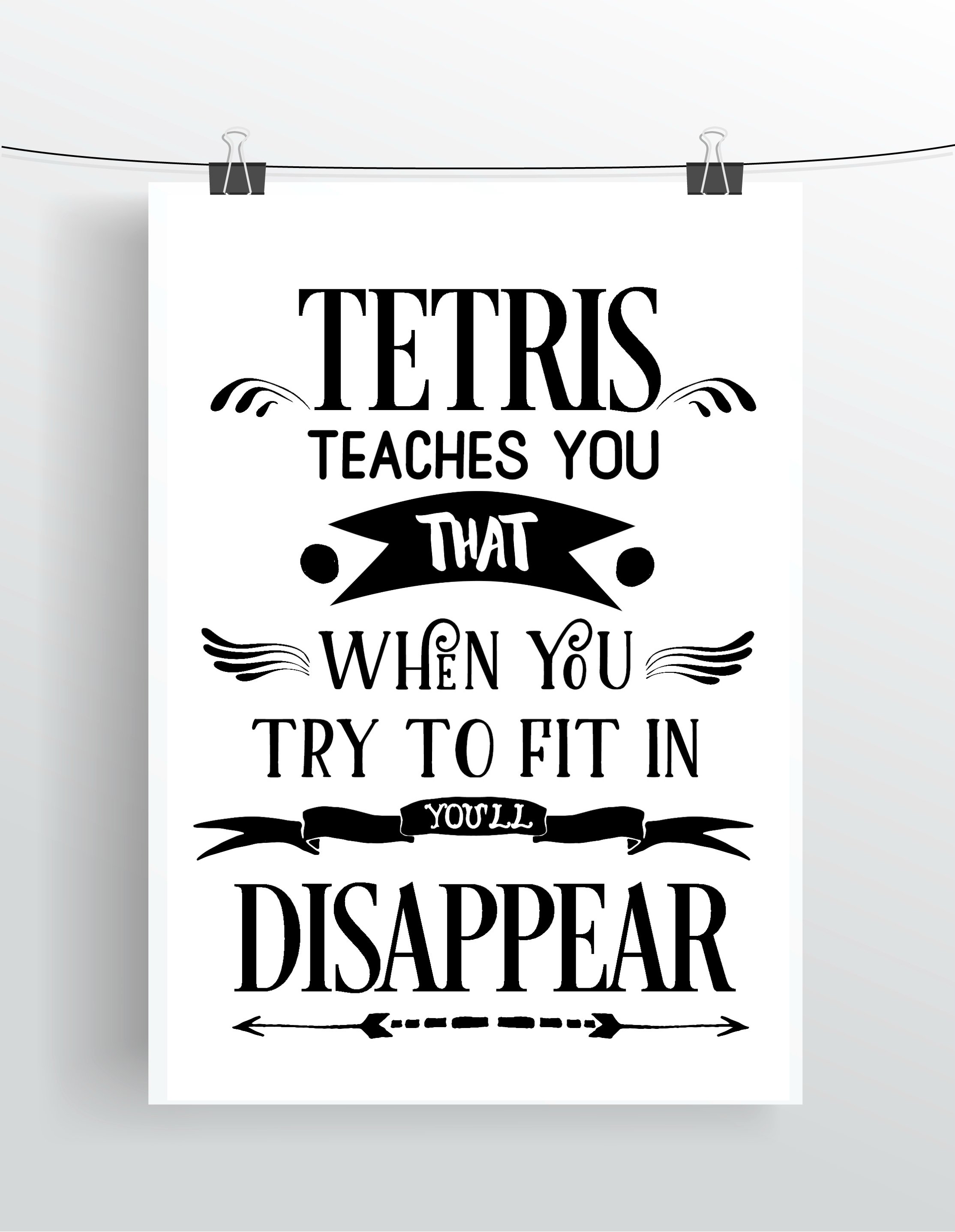 Tetris teaches you