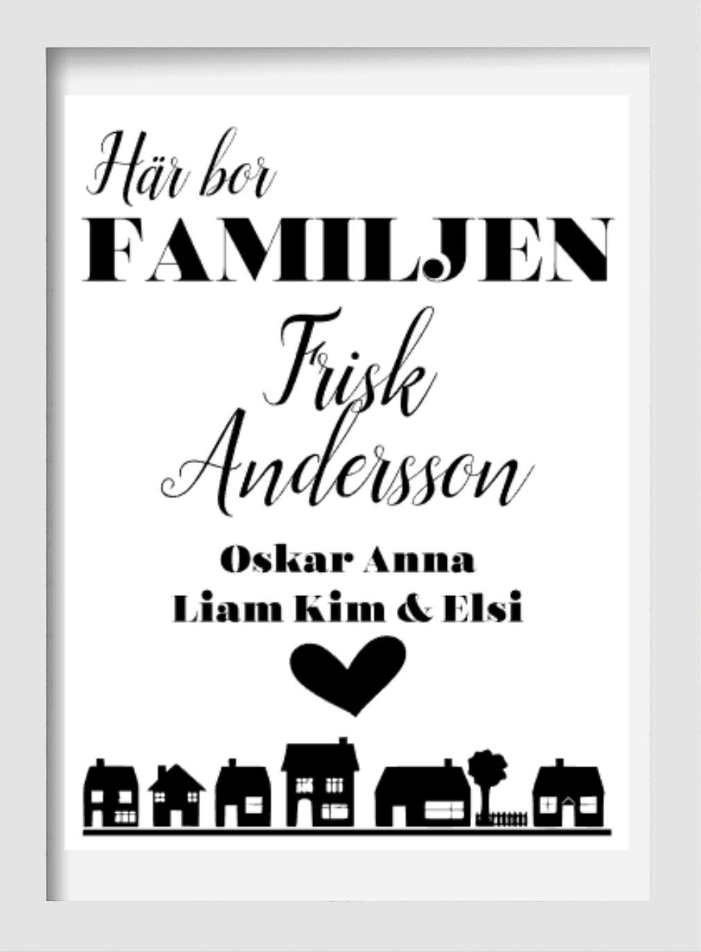 Här bor familjen