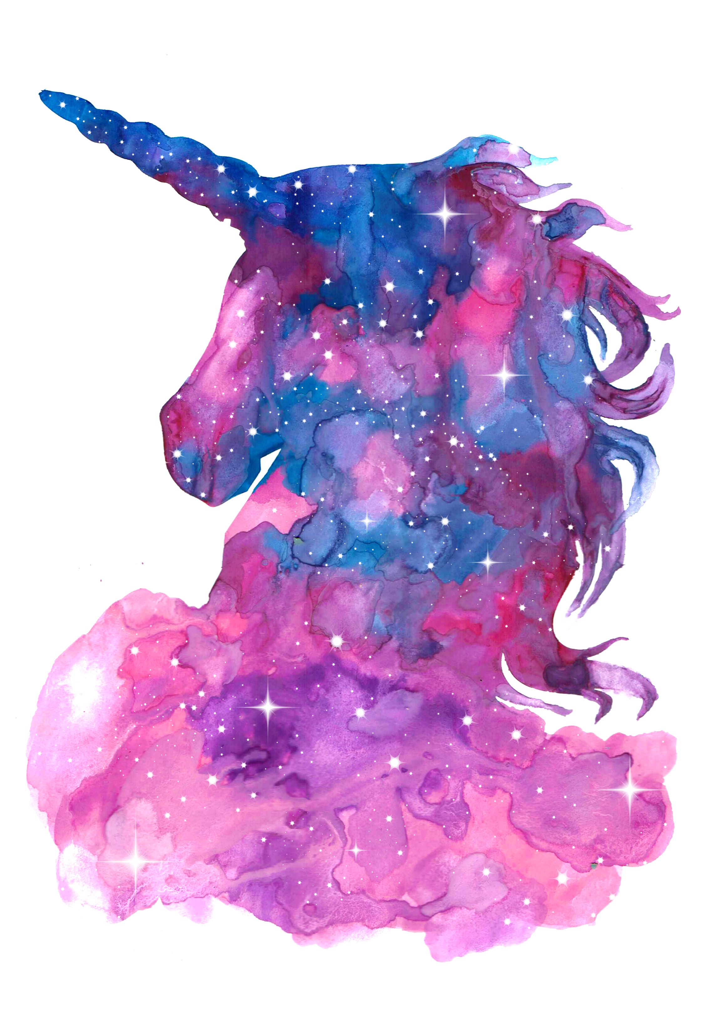 Magic Unicorn Starry Night