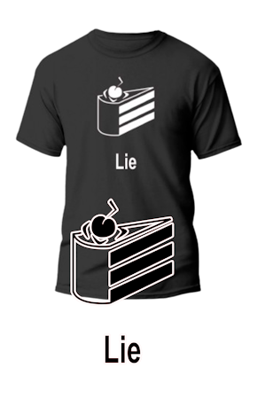 Cake is a lie t-shirt