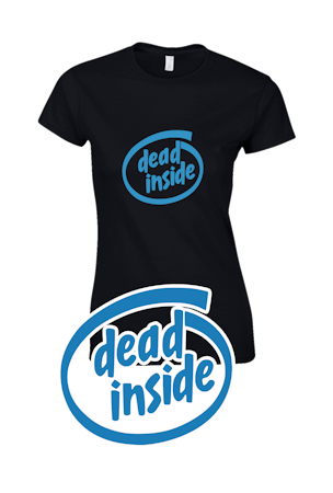 Dead Inside t-shirt - Dam