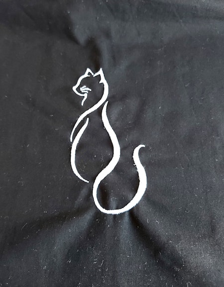 Tygväska - Katt siluett 2