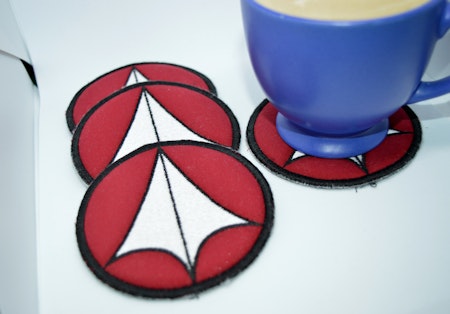 Robotech - Macross logo glasunderlägg