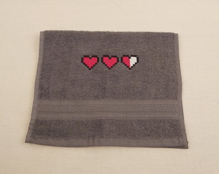Gästhandduk - Zelda - Pixel Hearts