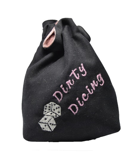 Broderad tärningspåse - Dirty Dicing