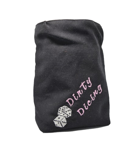 Broderad tärningspåse - Dirty Dicing