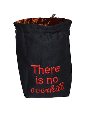 Broderad tärningspåse - Overkill