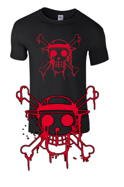 One Piece t-shirt - Luffy logo