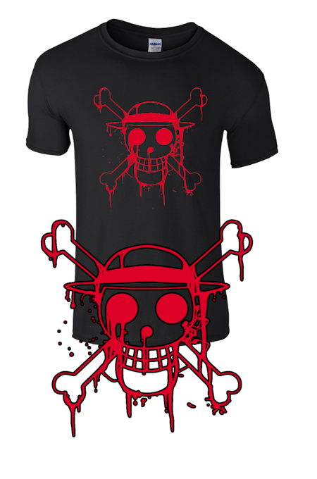 One Piece t-shirt - Luffy logo