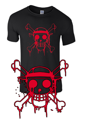One Piece t-shirt - Luffy logo