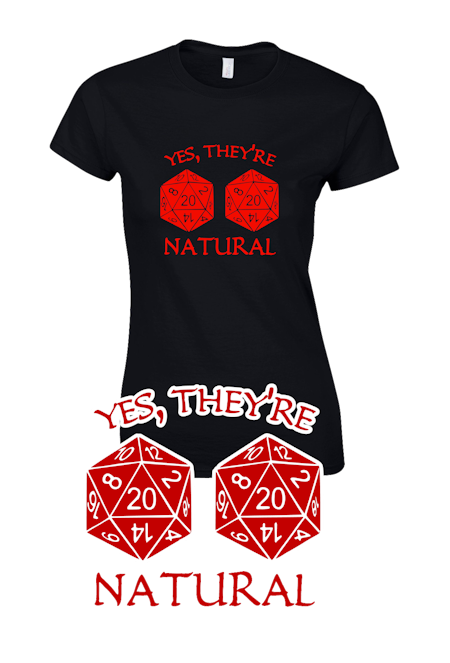 Natural 20 t-shirt