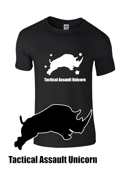 Tactical Assault Unicorn t-shirt