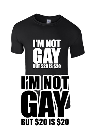 Not Gay t-shirt