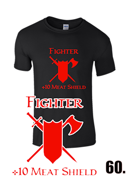 RPG t-shirt - Fighter