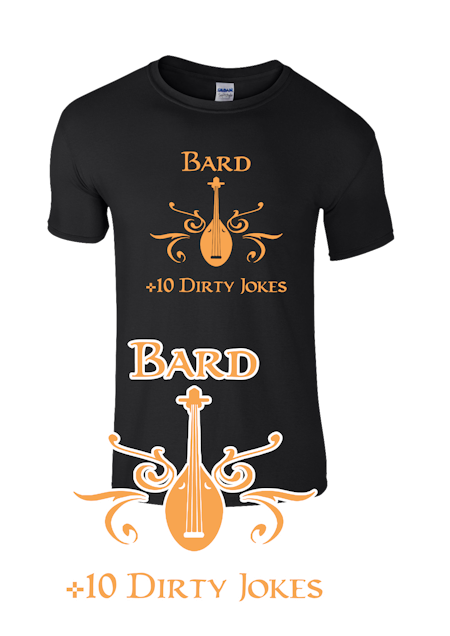 RPG t-shirt - Bard