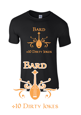 RPG t-shirt - Bard