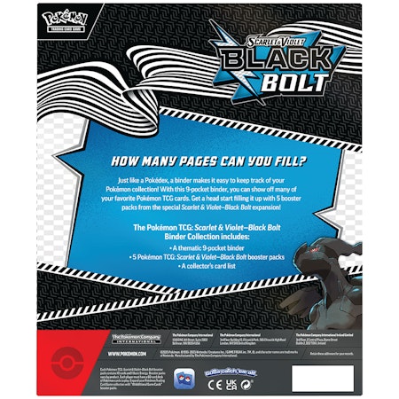 Pokémon TCG: Scarlet & Violet - Black Bolt Binder Collection