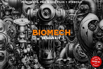 Procreate, Biomech Design kit 1