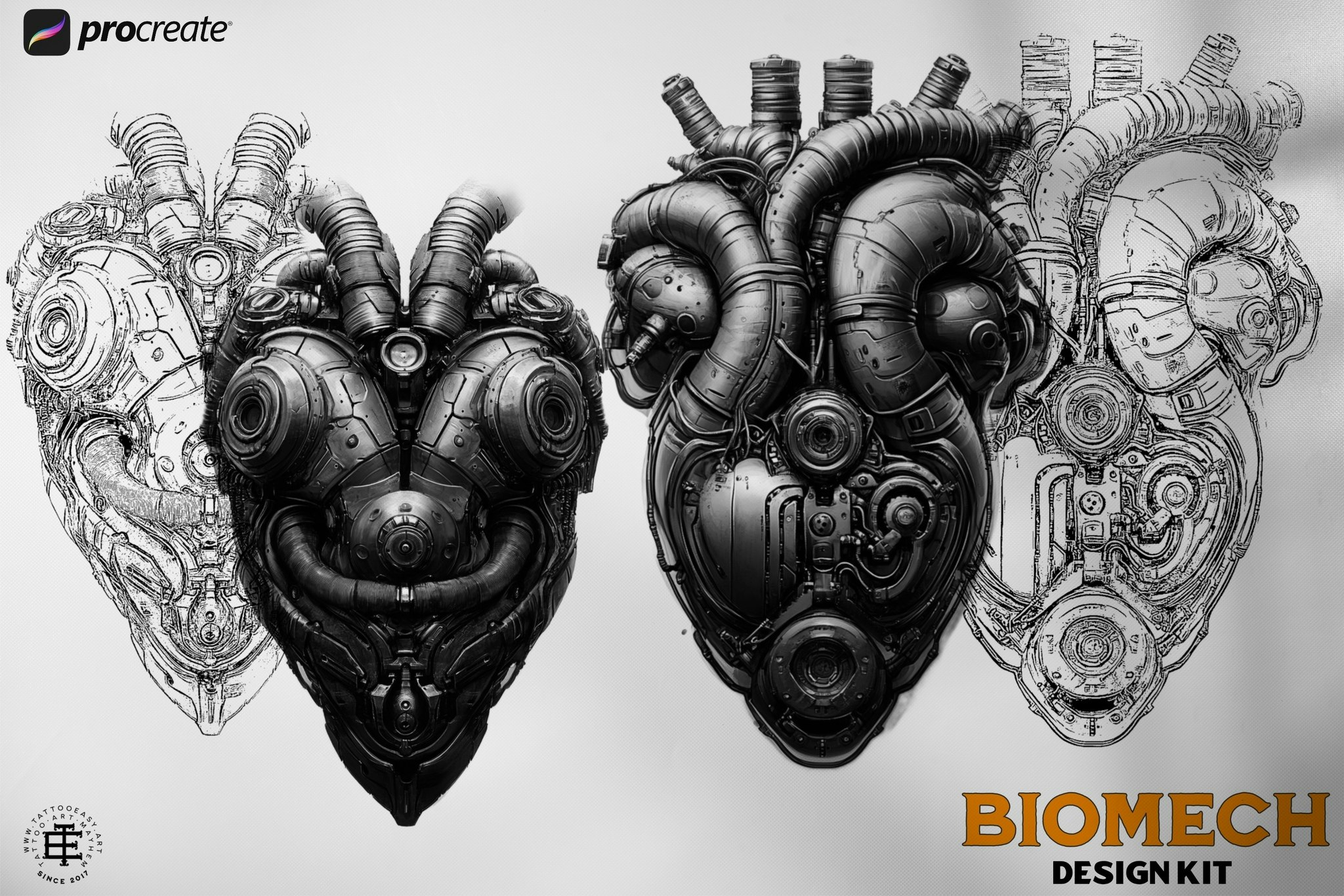Procreate, Biomech Design kit 1