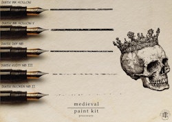 Procreate, Medieval Ink ~ 235+ custom made brushes inspired by the dark ages
