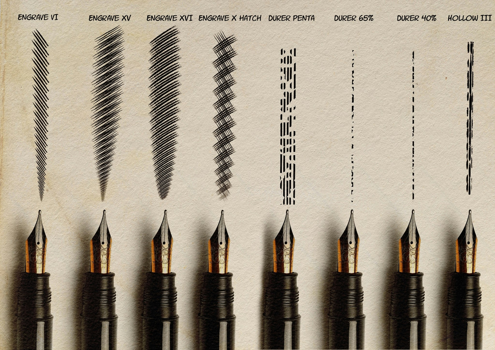 Procreate, Medieval Ink ~ 235+ custom made brushes inspired by the dark ages