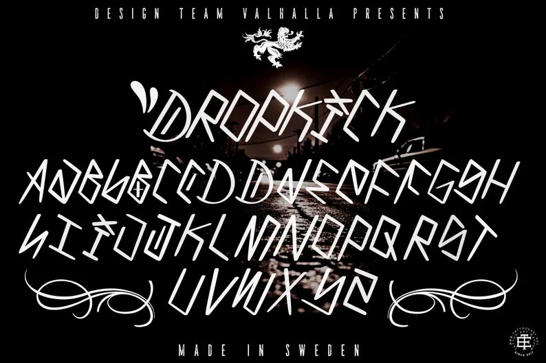 Procreate, Tattoo lettering 4, 16 custom fonts + extras