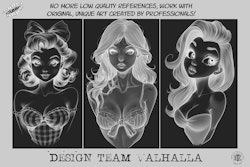 The Pinup Reference Library - XXL, Procreate stamps, Svg files, Png files, 4300+ elements, Tattoo flash, Tattoo ideas, Pinup designs