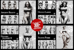 Procreate, Ultimate Anatomy for artists - 300+ female models for your next art project!