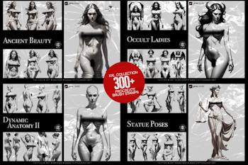 Procreate, Ultimate Anatomy for artists - 300+ female models for your next art project!